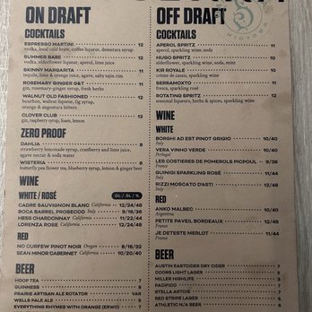 Bar Serra - Drink Menu - Wine Bars Near Me - Oklahoma City, Oklahoma Bar Serra - Drink Menu - Wine Bars Near Me - Oklahoma City, Oklahoma