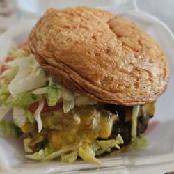 Taystee original on gluten-free bun