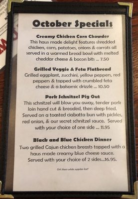 Menu photo 1 West End Ale Haus Bloomsburg, PA Menu photo 1 West End Ale Haus Bloomsburg, PA