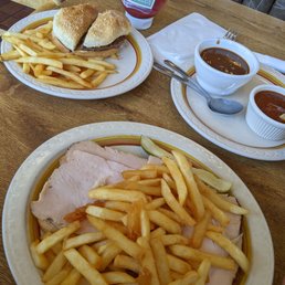 Open Turkey Sandwich