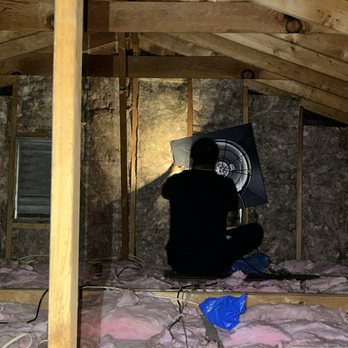 Insulation For Bay Area - Attic wall insulation and attic fan pull out hot and cold air from attic . - Insulation Installation Near Me Insulation For Bay Area - Attic wall insulation and attic fan pull out hot and cold air from attic . - Insulation Installation Near Me