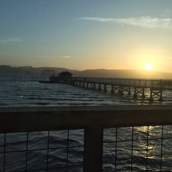 Nick's Cove - Sunset view from our table. - Seafood Near Me - Marshall, California