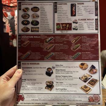 Sakaki Izakaya - AYCE MENU - Sushi Bars Near Me - Arlington, Virginia Sakaki Izakaya - AYCE MENU - Sushi Bars Near Me - Arlington, Virginia