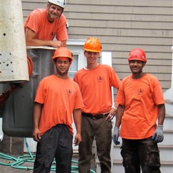 Bark Busters Tree Service - a group of men in orange shirts and hard hats - Landscaping Near Me - Westwood, Massachusetts Bark Busters Tree Service - a group of men in orange shirts and hard hats - Landscaping Near Me - Westwood, Massachusetts