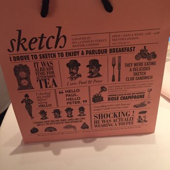 Sketch - Takeaway the goodies from Afternoon Tea - French Near Me - London, XGL
