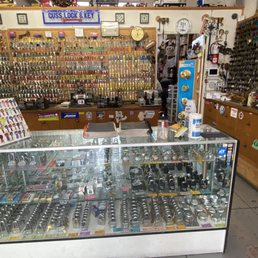 Their counter and endless array of keys available! Their counter and endless array of keys available!