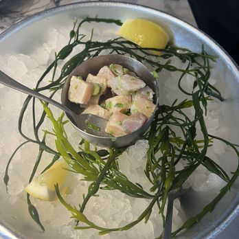 The Franklin Oyster Bar and Eatery - Amberjack crudo - Tapas/Small Plates Near Me - Franklin, Michigan The Franklin Oyster Bar and Eatery - Amberjack crudo - Tapas/Small Plates Near Me - Franklin, Michigan