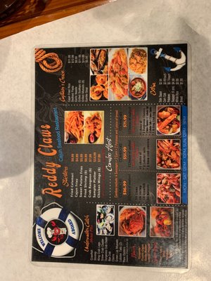 Menu photo 4 Reddy Claws Lakewood, CO