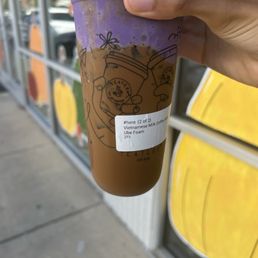 Vietnamese Coffee with Ube Foam