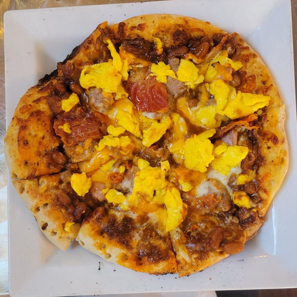 Café Piazza - Breakfast pizza with chili - Pizza Near Me - Saint Louis, Missouri Café Piazza - Breakfast pizza with chili - Pizza Near Me - Saint Louis, Missouri