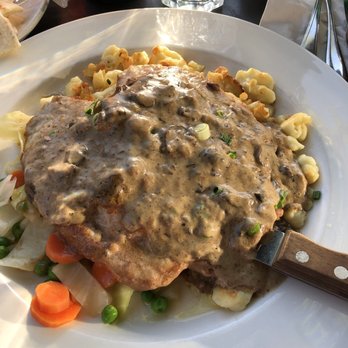 Paramjit's Kitchen - Pork Schnitzel with mushroom cream sauce - Indian Near Me - Revelstoke, British Columbia