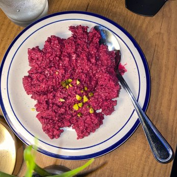 Doya - Beetroot dip (served cold) - Turkish Near Me - Miami, Florida Doya - Beetroot dip (served cold) - Turkish Near Me - Miami, Florida
