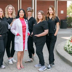 Renew Aesthetic & Laser Clinic - Renew Team outside at Peterkort Center I