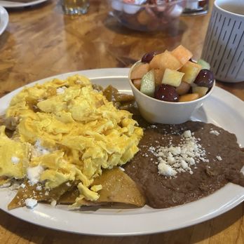 Corona Airport Cafe - Chilaquiles (Green Salsa)* - American Near Me - Corona, California