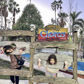 Congo River Golf - Fun staged area for photos! - Mini Golf Near Me - Bonita Springs, Florida