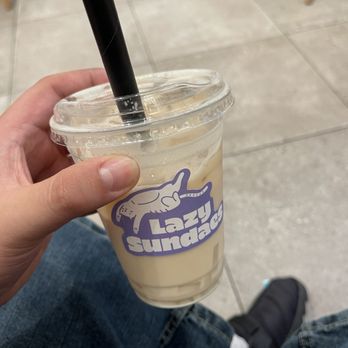 Lazy Sundaes - Peach White Tea - Bubble Tea Near Me - Brooklyn, New York