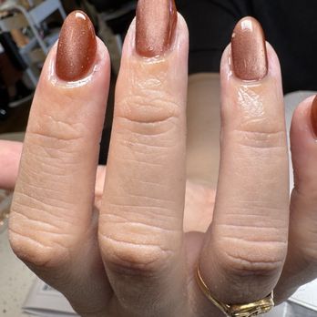 Kitchen Nail Bar - Mountain View - Gel builder- short almond shape - Nail Salons Near Me - Mountain View, California