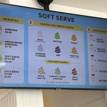 Somisomi - Soft Serve menu - Desserts Near Me - Sacramento, California