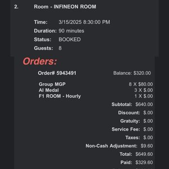 K1 Speed Santa Clara - Confirmation containing what we paid for; deposit= $329.60 Remaining Balance=$320 - Go Karts Near Me - Santa Clara, California K1 Speed Santa Clara - Confirmation containing what we paid for; deposit= $329.60 Remaining Balance=$320 - Go Karts Near Me - Santa Clara, California