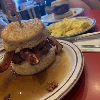 Denver Biscuit Co. - Colfax - The Lola Sandwich with side of Scrambled Eggs - Sandwiches Near Me - Denver, Colorado
