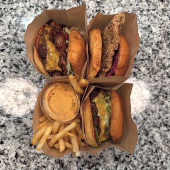 Preston's - A Burger Joint - The whole spread - Burgers Near Me - Columbus, Ohio Preston's - A Burger Joint - The whole spread - Burgers Near Me - Columbus, Ohio