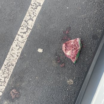 Texas Roadhouse - Stepping out of my car onto this gross - Steakhouses Near Me - Spartanburg, South Carolina