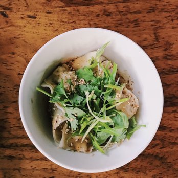Plenty of Clouds - Sichuan Pork Dumplings in Chili Oil Ig: @ouiitsfood - Asian Fusion Near Me - Seattle, Washington Plenty of Clouds - Sichuan Pork Dumplings in Chili Oil Ig: @ouiitsfood - Asian Fusion Near Me - Seattle, Washington