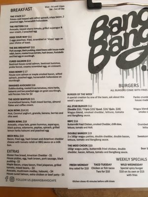 Menu photo 1 Bangbang Surry Hills, NSW