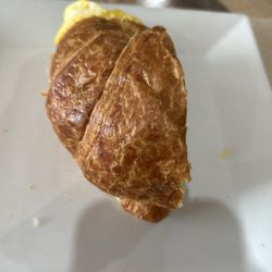 Main Street Cafe & Coffee - Ham, egg & cheese croissant.