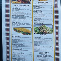 Homeville Trolley Stop - Menu