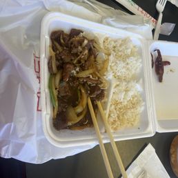 Mongolian 15. Beef W/ Garlic Sauce