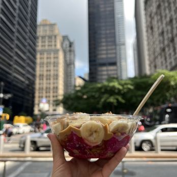 Lazzaro Bagels - Pitaya bowl with added peanut butter - Pizza Near Me - New York, New York Lazzaro Bagels - Pitaya bowl with added peanut butter - Pizza Near Me - New York, New York