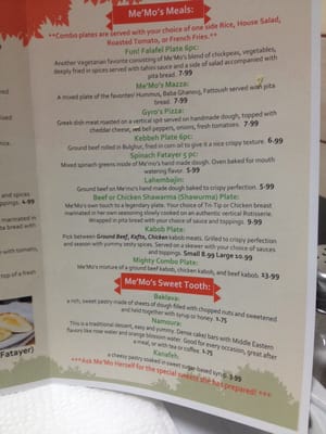 Menu photo 7 Me'Mo's Middle Eastern Cuisine Modesto, CA Menu photo 7 Me'Mo's Middle Eastern Cuisine Modesto, CA