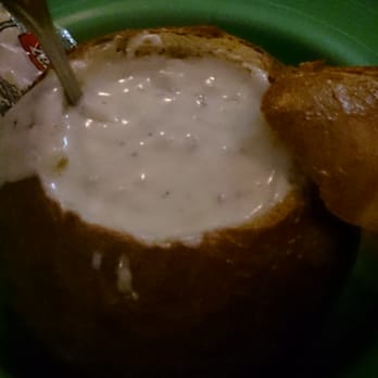 The Lobster Trap - Clam chowder breadbowl 11$ - Seafood Near Me - Avalon, California The Lobster Trap - Clam chowder breadbowl 11$ - Seafood Near Me - Avalon, California