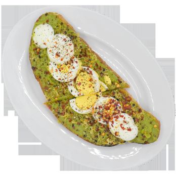 5 Sips Coffee - Avocado Toast, Boiled Egg, and Red Crushed Pepper. - Coffee & Tea Near Me - Sacramento, California