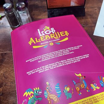Los Alebrijes Mexican Restaurant - Dinner menu - Mexican Near Me - Boston, Massachusetts