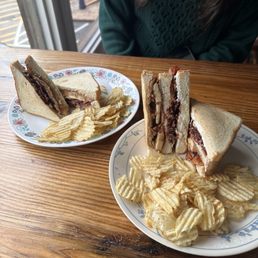 The Egg-cellent (on the left) & The Double Decker Delight (on the right)