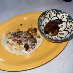Elle Cocina - I got the Asada Campechanos, sweet plantains, and jalepeno cornbread.