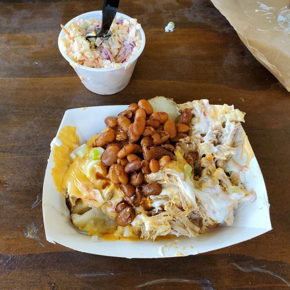Serious Texas Bar-B-Q - Baked potato - Barbeque Near Me - Fort Collins, Colorado Serious Texas Bar-B-Q - Baked potato - Barbeque Near Me - Fort Collins, Colorado