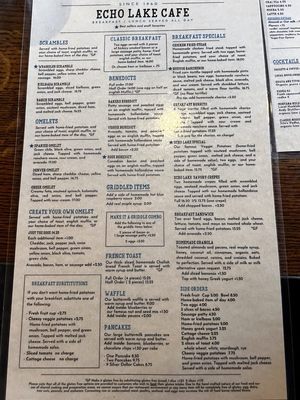 Menu photo 3 Echo Lake Cafe Bigfork, MT Menu photo 3 Echo Lake Cafe Bigfork, MT