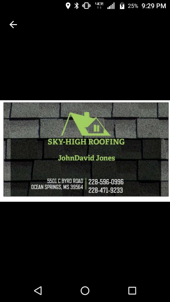 Slide of Sky High Roofing