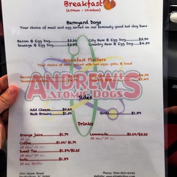 Andrew's Atomic Dogs - Hot Dogs Near Me - Spartanburg, South Carolina