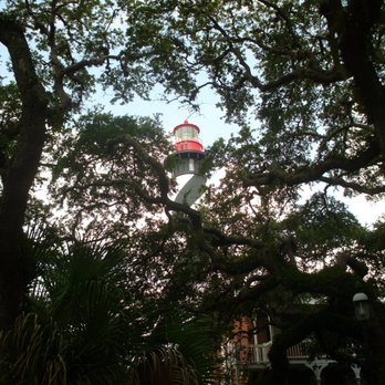 St. Augustine Lighthouse & Maritime Museum - On the grounds through the trees at St. Augustine Lighthouse - Museums Near Me - Saint Augustine, Florida St. Augustine Lighthouse & Maritime Museum - On the grounds through the trees at St. Augustine Lighthouse - Museums Near Me - Saint Augustine, Florida