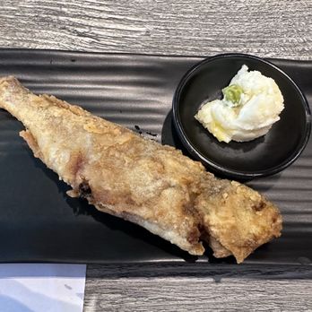 Cho Dang Tofu - Complimentary fried fish, one per person. - Korean Near Me - Bellevue, Washington Cho Dang Tofu - Complimentary fried fish, one per person. - Korean Near Me - Bellevue, Washington