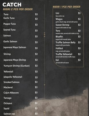 Menu photo 4 Catch and Fire Las Vegas, NV