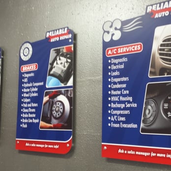 Reliable Auto Repair - Some of the services provided - Auto Repair Near Me - Houston, Texas