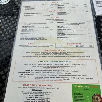 The Grain Cafe - Menu - Vegan Near Me - Long Beach, California The Grain Cafe - Menu - Vegan Near Me - Long Beach, California