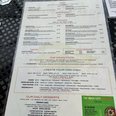 Menu photo 1 The Grain Cafe Long Beach, CA Menu photo 1 The Grain Cafe Long Beach, CA