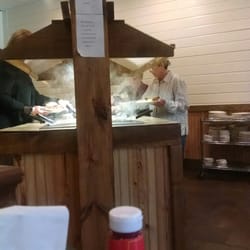 Broad Street Restaurant - 2 food buffet counters and one salad bar... Very clean. Run by Christians... A plus for me.