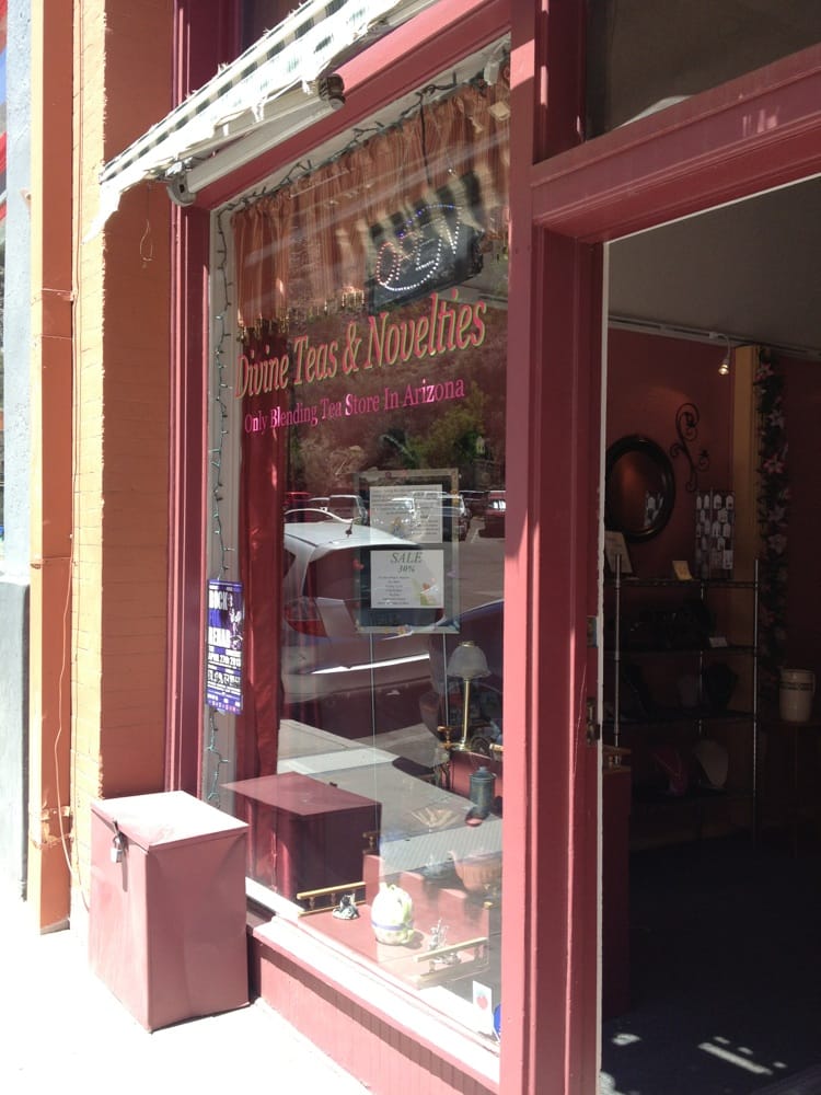 DIVINE TEAS & NOVELTIES Updated July 2024 51 Main St, Bisbee